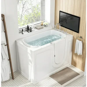 Walk-In Bathtub for Seniors, 52"x30", Right-Side Inswing Door, Handheld Shower