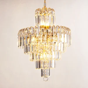 Elegant Crystal Chandelier Modern Ceiling Light Pendant Lamp Lighting Fixture