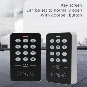 KQJQS Keyless Entry Door Lock With Keypad, Smart Lock Electronic Locks For Front Door Touchscreen Keypads Door Lock Automatic Lock Support 10000 Users