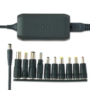 65W Universal Laptop Charger with 10 Tips & 10ft Power Cord