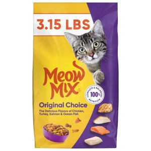 Meow Mix Original Choice Dry Cat Food, 3.15 lb. Bag