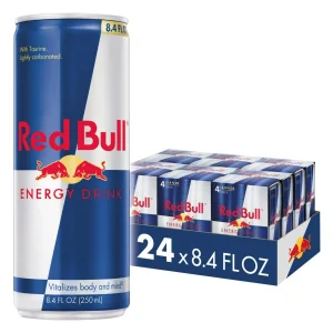 Red Bull Energy Drink, 8.4 fl. oz., 6 Packs of 4 Cans