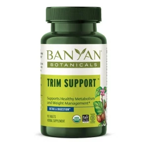 Banyan Botanicals Trim Support – Organic Weight Loss Supplement – Natural Metabolism Support with Triphala